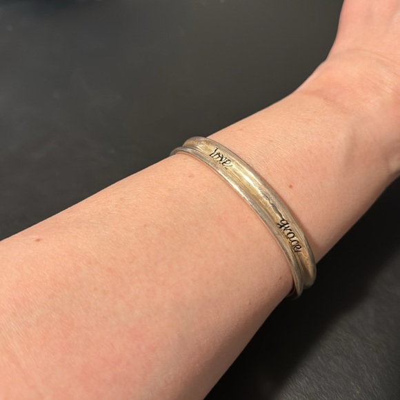 Women of Faith Bangle Bracelet, Inspirational, Silver, Gold, Boho - Picture 2 of 10